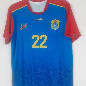 ONeill's brand CONGO National Team CHANCEL MBEMBA Soccer JERSEY Men's M,XL, 2XL